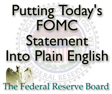FOMC statement