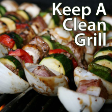 Keep a clean grill