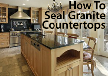 Seal granite countertops