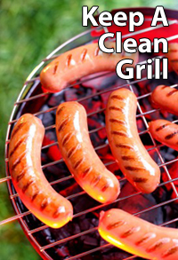 How to keep a clean grill