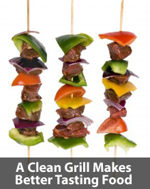 Keep a clean grill